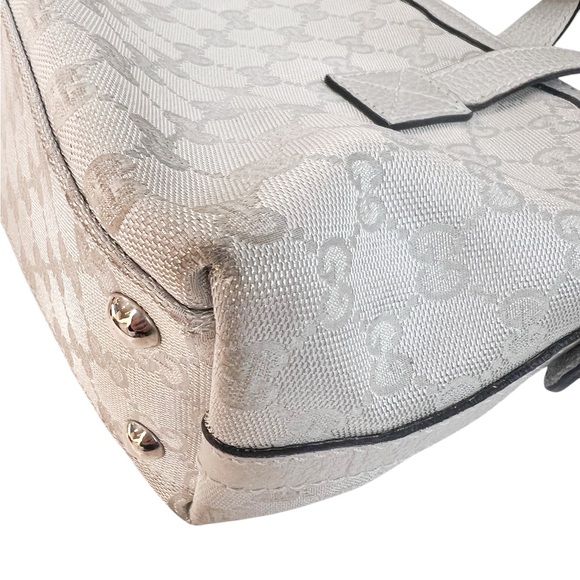 GUCCI Monogram Small Boston Silver - Picture 10 of 10